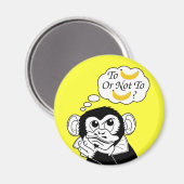 シェイクスピアのサル マグネット (正面/裏面)