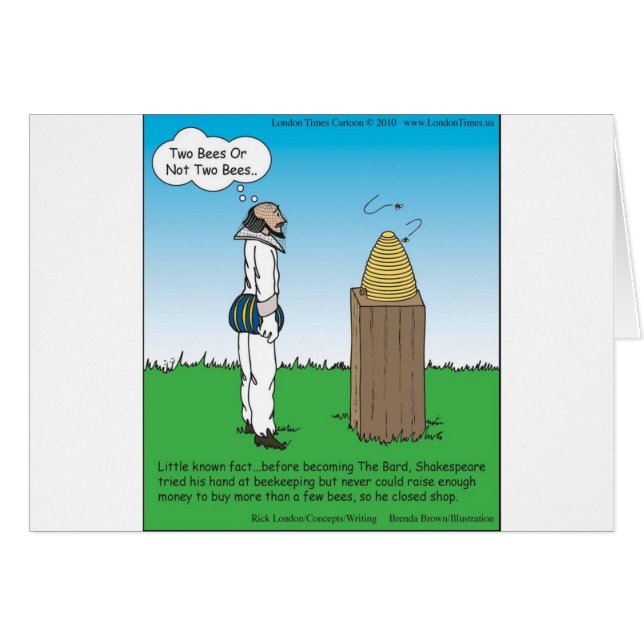 シェイクスピアのビーおもしろいキーパーの贈り物&ティー (正面横)