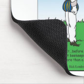 シェイクスピアのビーおもしろいキーパーの贈り物&ティー マウスパッド (コーナー)