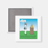 シェイクスピアのビーおもしろいキーパーの贈り物&ティー マグネット (正面/裏面)