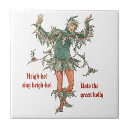 シェイクスピアのホリーマン・ウォルター・クレーン・フラワーズ タイル