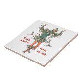 シェイクスピアのホリーマン・ウォルター・クレーン・フラワーズ タイル (側面)