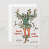 シェイクスピアのホリー ハリー ウォルター クレイン CC0968 ポストカード (正面/裏面)