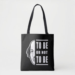 シェイクスピアの名言「To Be Or Not To Be」劇作家 トートバッグ