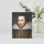シェイクスピアの生涯ポートレート ポストカード (スタンド正面)