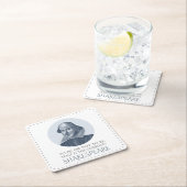 シェイクスピアポートレートの引用文 スクエアペーパーコースター (インサイチュ)