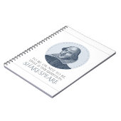 シェイクスピアポートレートの引用文 ノートブック (左側)