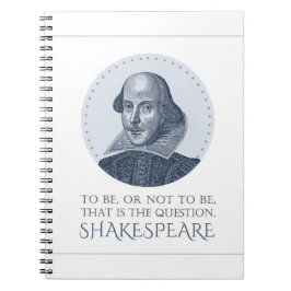 シェイクスピアポートレートの引用文 ノートブック
