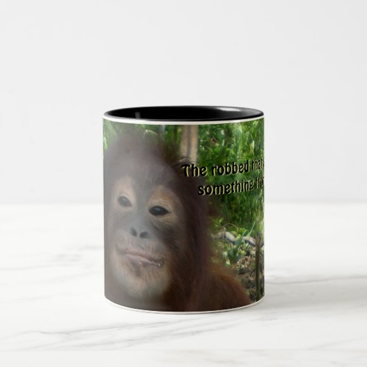 シェイクスピア引用スマイル ツートーンマグカップ (中央)