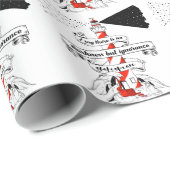 シェイクスピア引用文ライトハウスイラストレーション ラッピングペーパー (ロールコーナー)