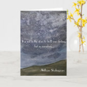 シェイクスピア引用文挨拶状 カード (黄色い花)