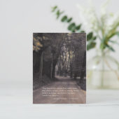 シェイクスピア引用文;バッファローロードで曲げる ポストカード (スタンド正面)