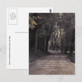 シェイクスピア引用文;バッファローロードで曲げる ポストカード (正面/裏面)