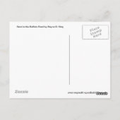 シェイクスピア引用文;バッファローロードで曲げる ポストカード (裏面)