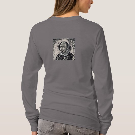 シェイクスピア引用文(好きなように) Tシャツ (裏面)