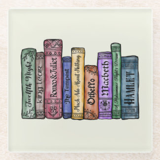 シェイクスピア書第1号 ガラスコースター