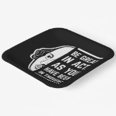 シェイクスピア素晴らしス・セスピアン引用文を務める ペーパープレート (傾斜あり)