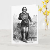 シェイクスピア誕生日グリーティングカード カード (黄色い花)