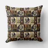 シェイクスピア・コラージュ装飾用クッション クッション (裏面)