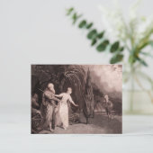 シェイクスピア・ザ・テンペスト・ミランダ秋ズ・イン・ラブ ポストカード (スタンド正面)