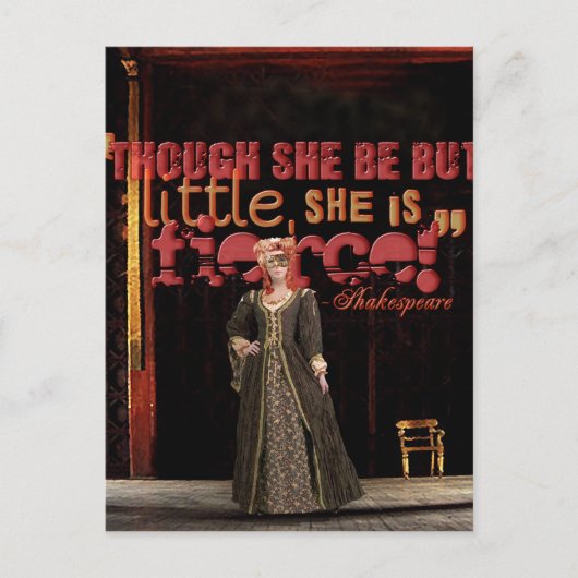 シェイクスピア・シュエアニア引用文 ポストカード (正面)
