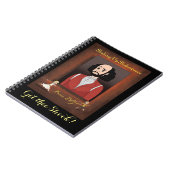 シェイクスピア・スパイラル写真ノートのシェイクスピア ノートブック (左側)