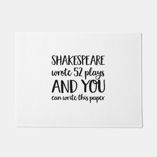 シェイクスピア ドアマット (正面)