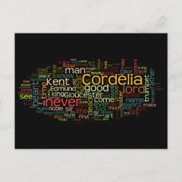 シェイクスピア・ファンの卒業のためのキング・リアの言葉 ポストカード