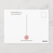 シェイクスピア・ロミオ&ジュリエットかわいいおもしろい卒業 ポストカード (裏面)