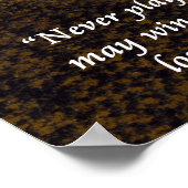 シェイクスピア&感覚引用文ポスター ポスター (角)