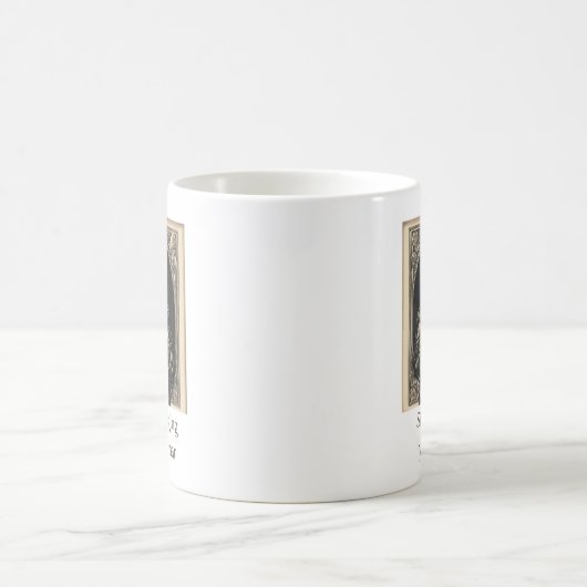 シェイクスピア&猫の静かな文法鑑定 コーヒーマグカップ (中央)