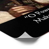 シェイクスピア「O Powerful Love」引用文ポスター(Rick) ポスター (角)