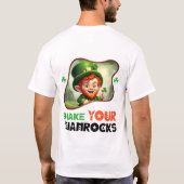 シェイクユシャムロックスクローバークリークカーニバル Tシャツ (裏面)