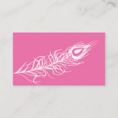 シェイクユテールフェザー座席表(明るい赤紫色) プレイスカード (裏面)