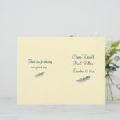 シェイクユテールフェザー結婚式 プログラム (スタンド正面)