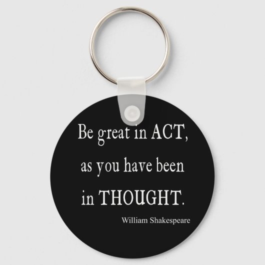 シェイク素晴らしスピアの引用文と同じ考え役割を果たす キーホルダー (正面)