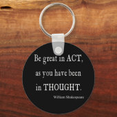 シェイク素晴らしスピアの引用文と同じ考え役割を果たす キーホルダー (正面)