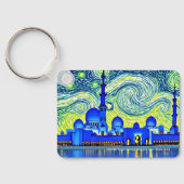 シェイク・ザイード・グランド・モスク、アブダビのキーリング キーホルダー (裏面)