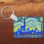 シェイク・ザイード・グランド・モスク、アブダビのキーリング キーホルダー (裏面)