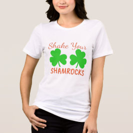 シェイク・ユア・シャムロックス - 楽しい聖パトリックの日 トライブレンドＴシャツ