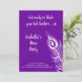 シェイク・ユア・テール・フェザーズ・ヘンズ・パーティー（バイオレット） 招待状 (スタンド正面)