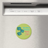 シェイク、ラトルとマルテ転がィニサイコロブンコデザイン マグネット (インサイチュ (食洗機))