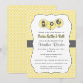 シェイク ラトル アンド ロール YEL 招待状 (正面/裏面)