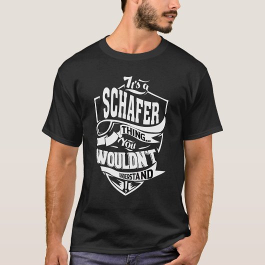 シェイファーだから仕方ない Tシャツ (正面)