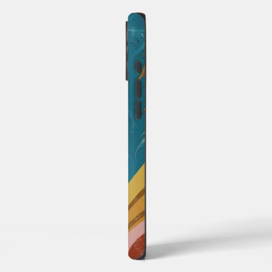 シェイプのオーガニックアートワークの合成 Case-Mate iPhoneケース (裏面 / 左)