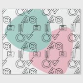 シェイプの円 ラッピングペーパー (フラット)