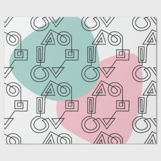 シェイプの円 ラッピングペーパー (フラット)