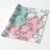 シェイプの円 ラッピングペーパー (アンロールド)