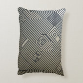 シェイプの精度：ジオメトリ抽象化 アクセントクッション (裏面(縦))