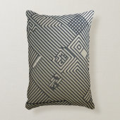 シェイプの精度：ジオメトリ抽象化 アクセントクッション (正面(垂直))